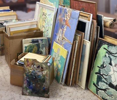 
FOND D’ ATELIER de Gabrielle RICARD-CORDINGLEY,...