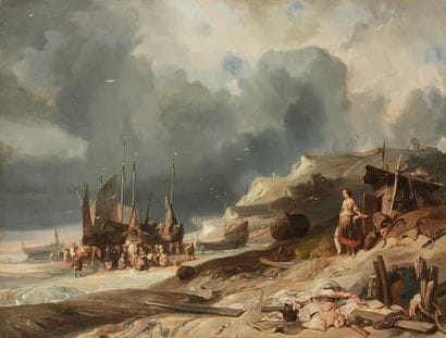 FRENCH SCHOOL OF THE END OF THE 19TH CENTURY

The...