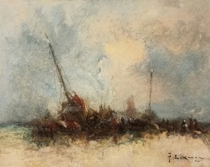 Jean Etienne KARNEC (1865-1934)

Boats on...