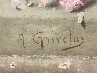Antoine GRIVOLAS (1843-1902)

Vase and flower...