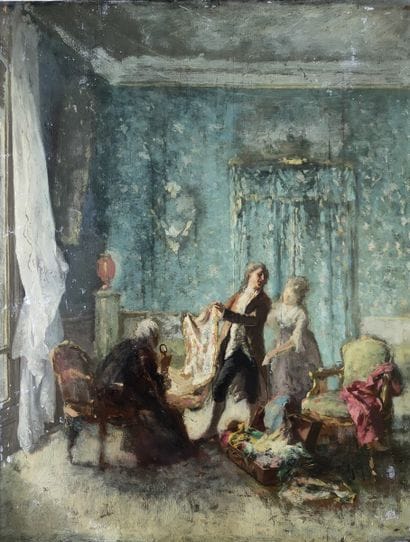 Gustave JACQUET (1846-1909) (Attribué à)

Le...