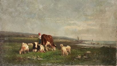 A. CORTES (XIX-XXème Siècle)

Pâtre et son...
