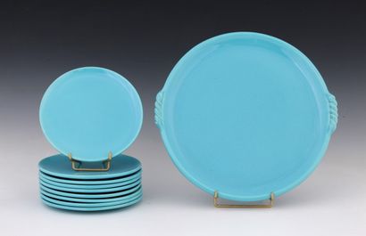 CERENNE VALLAURIS - 10 PIECES GATEAU SERVICE...