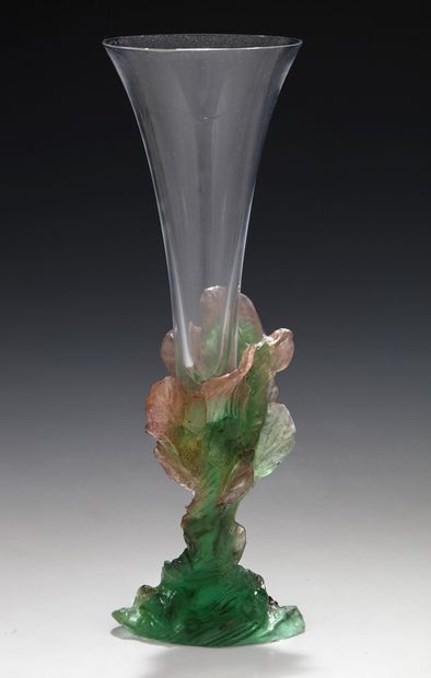 DAUM FRANCE - VASE MODELE NATURE Moderne...