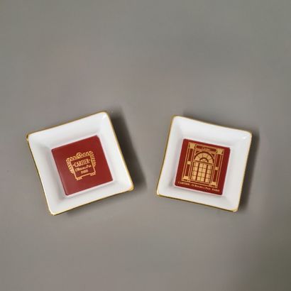 CARTIER Made in France - PAIR OF SMALL CANDLES...