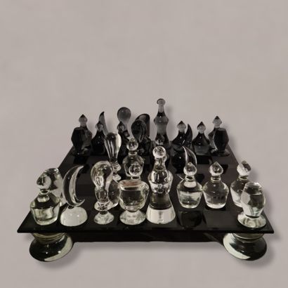 JEU D'ECHEC - Venise Murano Circa 1970 en...