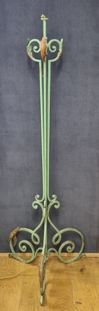 2 LAMPADAIRES Circa 1950 with twisted uprights...