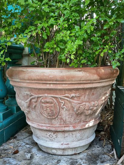 
IMPORTANT VASE DE JARDIN TRONCONIQUE Moderne...