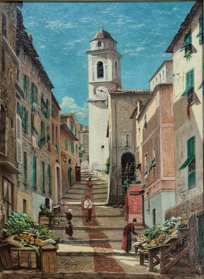 Victor DUCROT (Circa 1852-1912)

Church at...