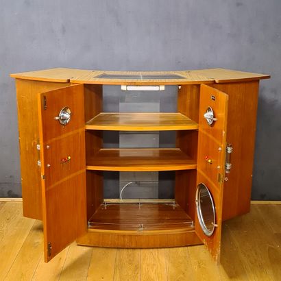 DOUBLE TRAPEZOIDAL BAR FURNITURE - FACE in...