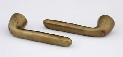 Diego GIACOMETTI (1902-1985)- PAIR OF DOOR...