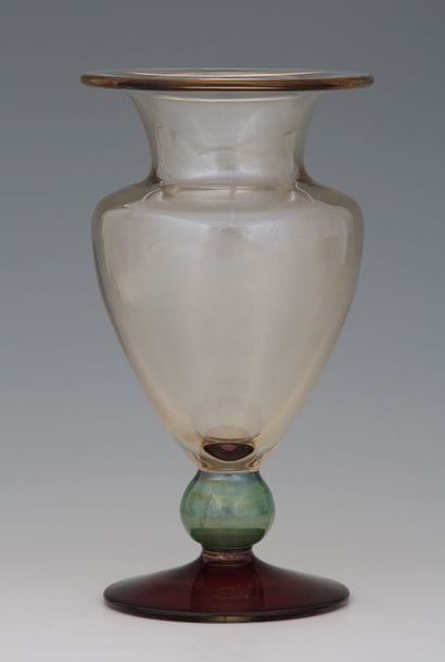 MURANO - Modern AMPHORUS VASE in glass of...