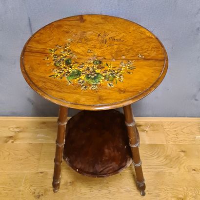 TRIPOD GUERIDON Provence Circa 1900 in olive...