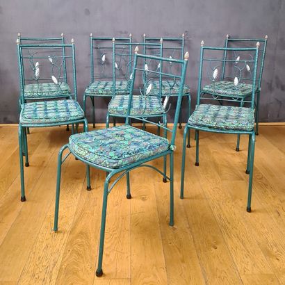 SUITE DE 8 CHAISES DE SALLE A MANGER Modernes...
