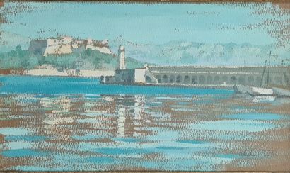 Simone PERIGNE (XXth CENTURY)

The port of...