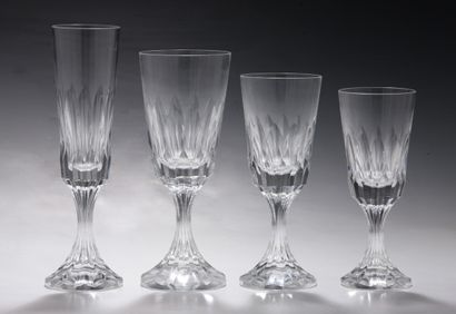 BACCARAT - ASSAS MODEL - 46 PIECES GLASS...
