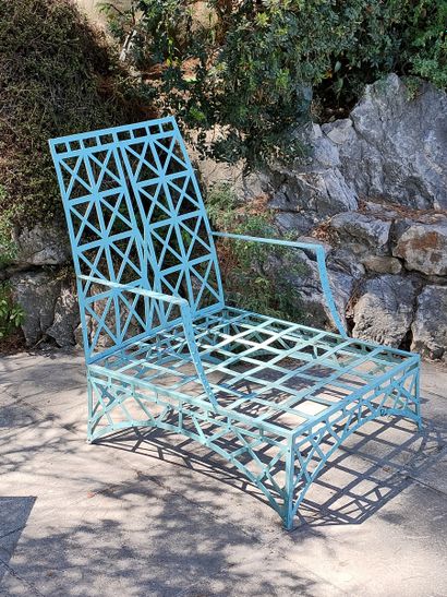 6 PIECES DE MOBILIER DE JARDIN Circa 1950...