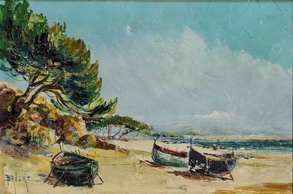 Victor BRUZAC (XXème SIECLE)

Barques sur...