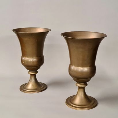 PAIR OF MEDICIS VASES of Modern Baroque Style...