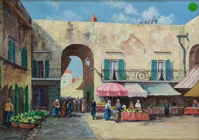 MANANT (XXème SIECLE)

Nice - Le Marché Saleya

HUILE...