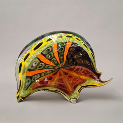 STATUTE OF RHINOCEROS - Venice Murano Modern...