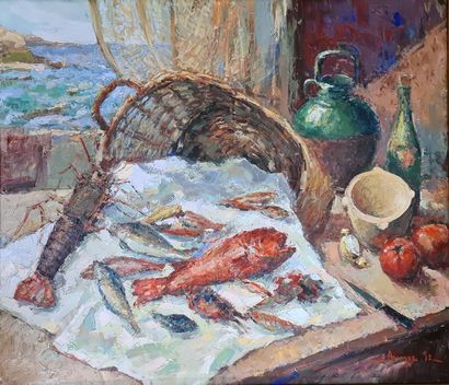 XXth CENTURY SCHOOL

Still life with rock...