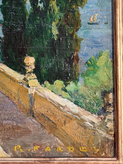 Robert FARDEL (1867-1931)

The Cypress Terrace

OIL...