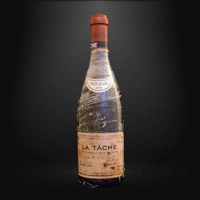 1 BOTTLE LA TACHE 2001 - Domaine de la Romanee...