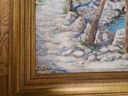 Serge SEDRAC (XXth CENTURY)

The Cap d'Antibes...