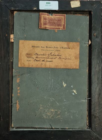 L. SABATINI (XXth CENTURY)

Corners of the...
