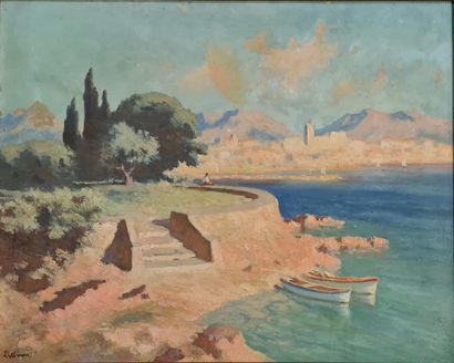 XXth CENTURY SCHOOL

Terrace on the bay

OIL...