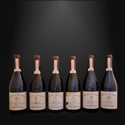 11 BOTTLES CHATEAU DE BEAUCASTEL - CHATEAUNEUF...