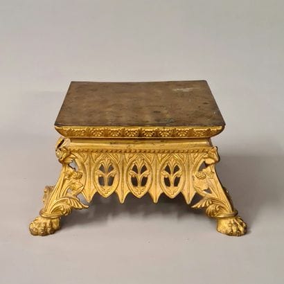 A late 19th century gilt bronze LUTRIN D'AUTEL,...