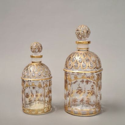 GUERLAIN - 2 IMPERIAL COLOGNE WATER BOTTLES...