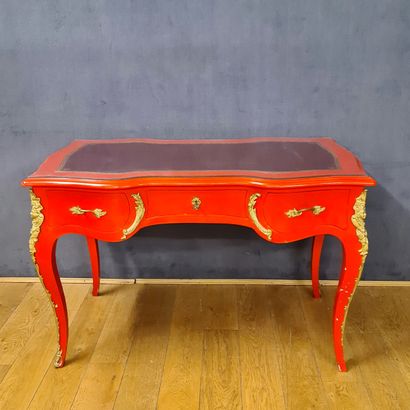 LITTLE FLAT DESK in the Louis XV Modern style,...
