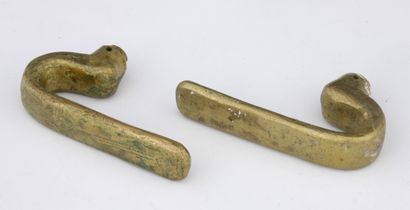Diego GIACOMETTI (1902-1985)- PAIR OF DOOR...