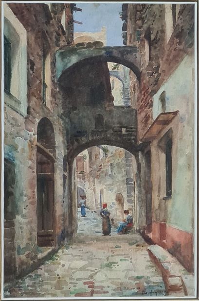 Michelle ALLAVENA (1863-1949)

Une ruelle...