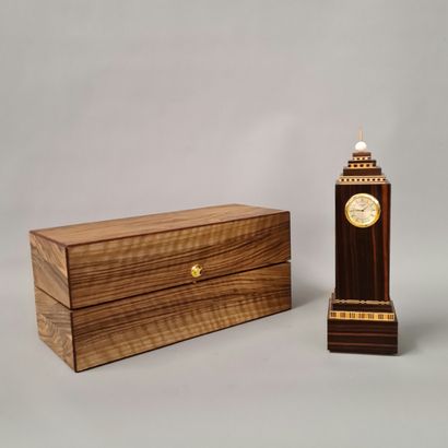 ELIE BLEU - TABLETTIER A PARIS - Modern skyscraper-shaped...