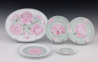 HERMES LIMOGES - MODELE LES PIVOINES - PARTIE...