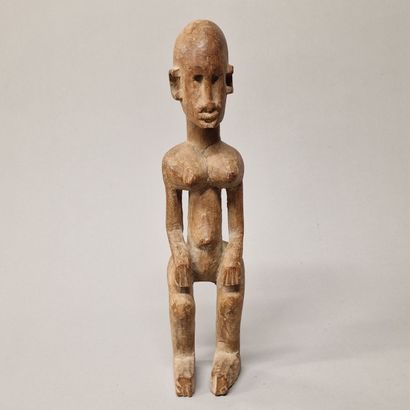 MALI, DOGON - WOMAN STATUTE in wood with...