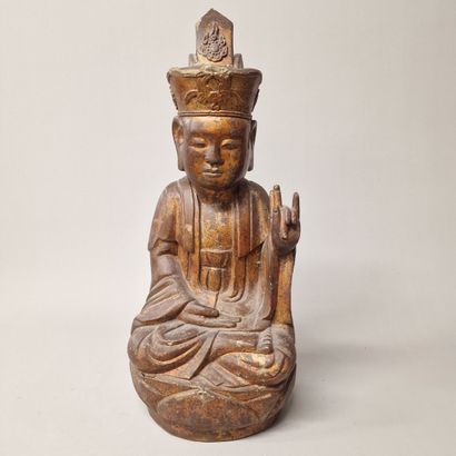 VIETNAM, 19th Century

DIGNITARY BUDDHIST...