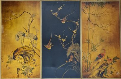 ASIA - 20th Century 

SET OF FIVE LACQUER...