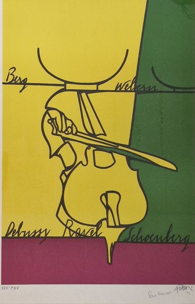 Valerio ADAMI (Born in 1935)

Debussy, Ravel,...