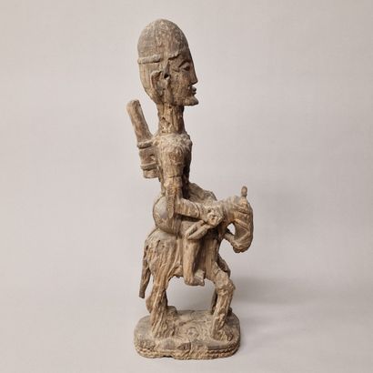 MALI, DOGON - RIDER made of wood with a lot...
