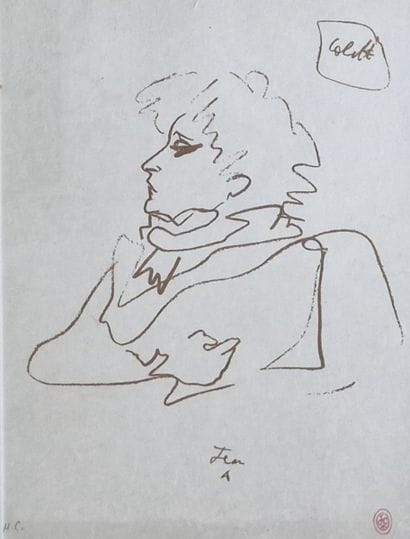 After Jean COCTEAU (1889-1963)

Portrait...