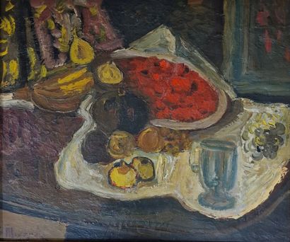 XXth Century SCHOOL

Still life with figs

OIL...