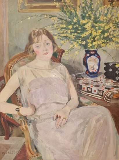 Madeleine GREGOIRE (XXth Century)

Portrait...