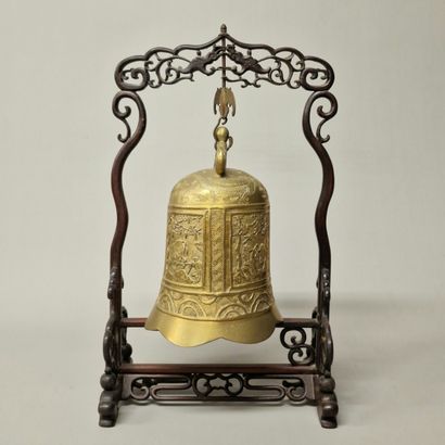 INDOCHINA around 1900

Gilded bronze TEMPLE...