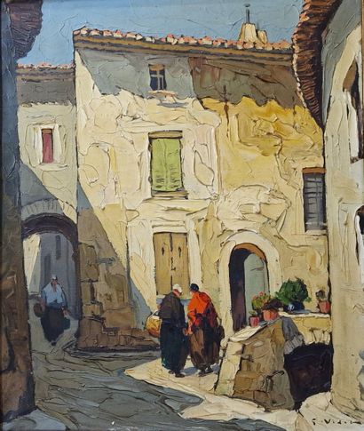 Gustave VIDAL (1895-1966)

Old street in...