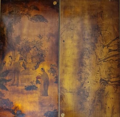 ASIA - 20th Century 

SET OF FIVE LACQUER...